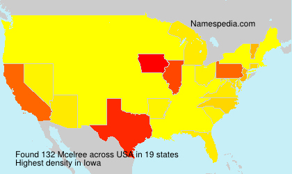 Surname Mcelree in USA Surname Mcelree in USA
