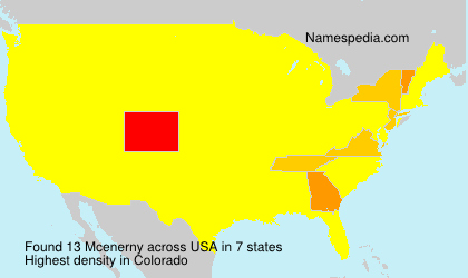 Surname Mcenerny in USA Surname Mcenerny in USA