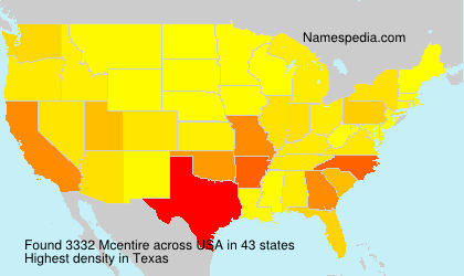 Surname Mcentire in USA Surname Mcentire in USA
