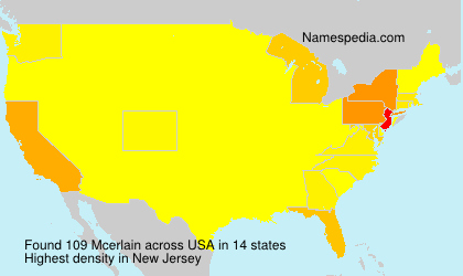 Surname Mcerlain in USA Surname Mcerlain in USA