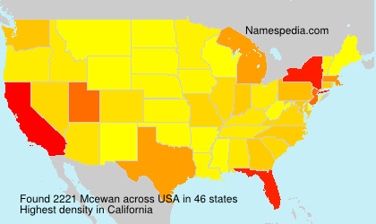 Surname Mcewan in USA Surname Mcewan in USA
