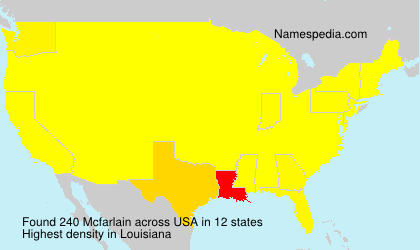 Surname Mcfarlain in USA Surname Mcfarlain in USA