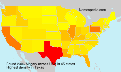Surname Mcgary in USA Surname Mcgary in USA