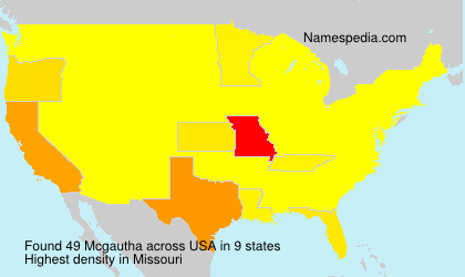 Surname Mcgautha in USA Surname Mcgautha in USA