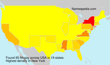 Surname Mcgay in USA Surname Mcgay in USA