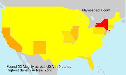 Surname Mcgilly in USA Surname Mcgilly in USA