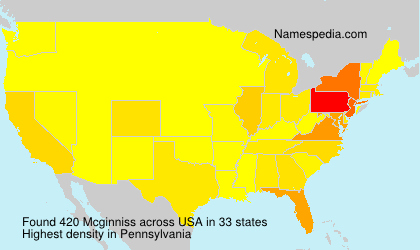 Surname Mcginniss in USA Surname Mcginniss in USA