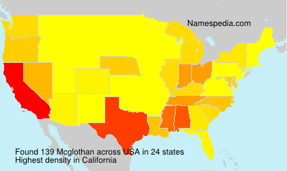 Surname Mcglothan in USA Surname Mcglothan in USA