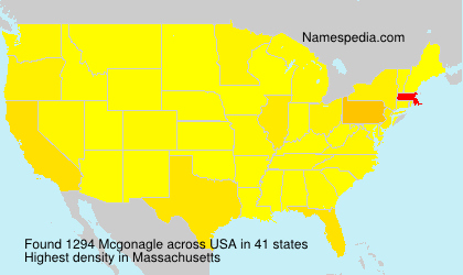 Surname Mcgonagle in USA Surname Mcgonagle in USA