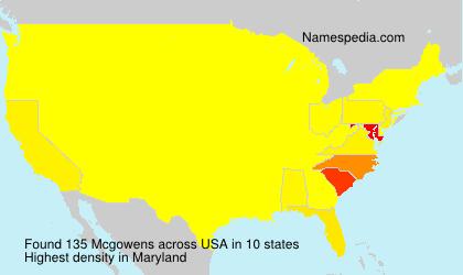 Surname Mcgowens in USA Surname Mcgowens in USA