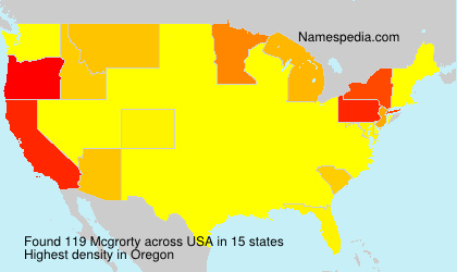 Surname Mcgrorty in USA Surname Mcgrorty in USA