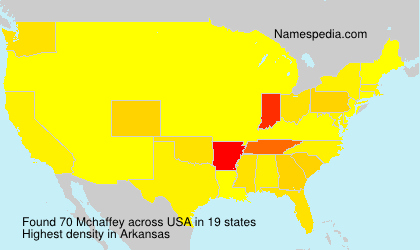 Surname Mchaffey in USA Surname Mchaffey in USA