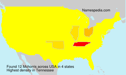 Surname Mchorris in USA