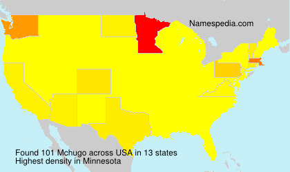 Surname Mchugo in USA Surname Mchugo in USA