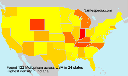 Surname Mcilquham in USA