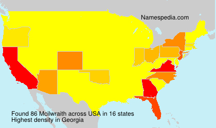 Surname Mcilwraith in USA Surname Mcilwraith in USA