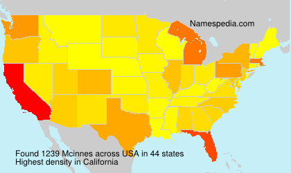 Surname Mcinnes in USA Surname Mcinnes in USA