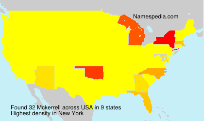 Surname Mckerrell in USA Surname Mckerrell in USA