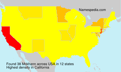 Surname Mckhann in USA Surname Mckhann in USA