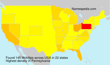 Surname Mckillips in USA Surname Mckillips in USA