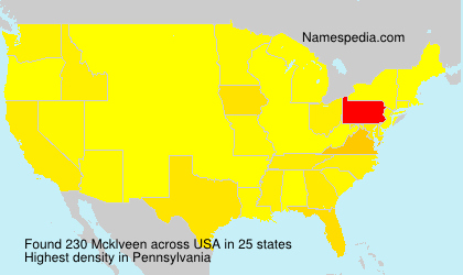 Surname Mcklveen in USA Surname Mcklveen in USA