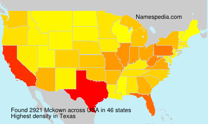 Surname Mckown in USA Surname Mckown in USA