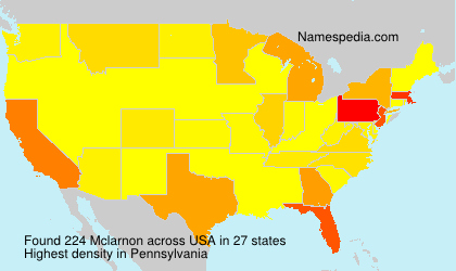 Surname Mclarnon in USA Surname Mclarnon in USA