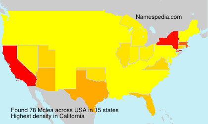 Surname Mclea in USA Surname Mclea in USA