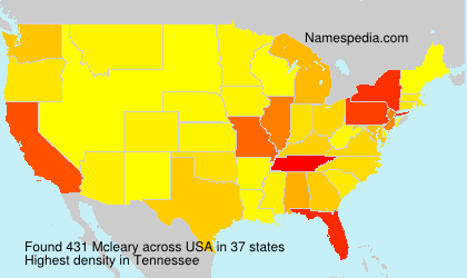 Surname Mcleary in USA Surname Mcleary in USA