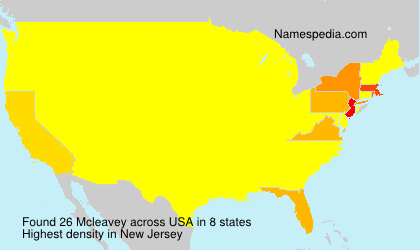 Surname Mcleavey in USA Surname Mcleavey in USA