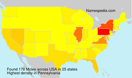 Surname Mclee in USA Surname Mclee in USA