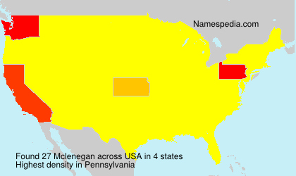 Surname Mclenegan in USA Surname Mclenegan in USA