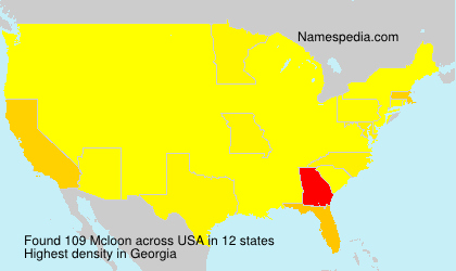 Surname Mcloon in USA Surname Mcloon in USA