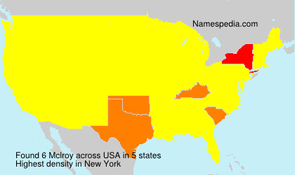 Surname Mclroy in USA Surname Mclroy in USA