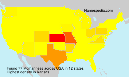 Surname Mcmanness in USA Surname Mcmanness in USA