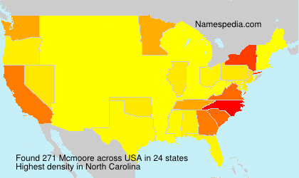 Surname Mcmoore in USA Surname Mcmoore in USA