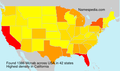 Surname Mcnab in USA Surname Mcnab in USA