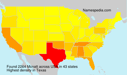 Surname Mcnatt in USA Surname Mcnatt in USA