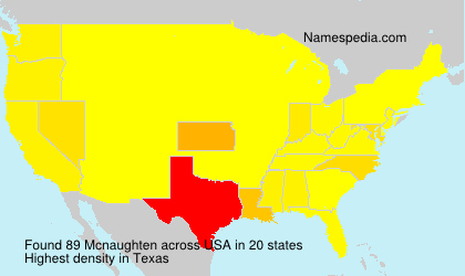 Surname Mcnaughten in USA Surname Mcnaughten in USA
