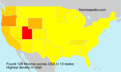 Surname Mcomie in USA Surname Mcomie in USA