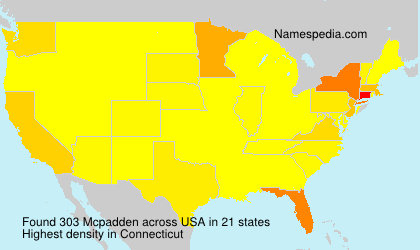 Surname Mcpadden in USA Surname Mcpadden in USA