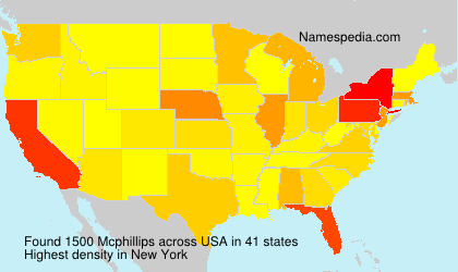 Surname Mcphillips in USA Surname Mcphillips in USA