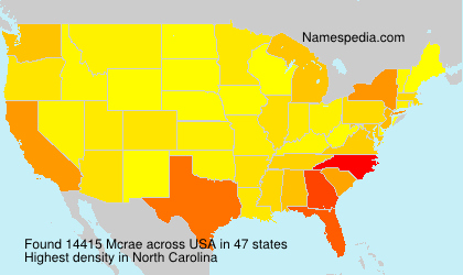 Surname Mcrae in USA Surname Mcrae in USA