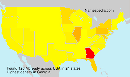 Surname Mcready in USA Surname Mcready in USA