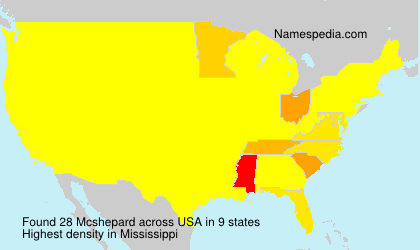 Surname Mcshepard in USA Surname Mcshepard in USA