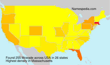 Surname Mcwade in USA Surname Mcwade in USA