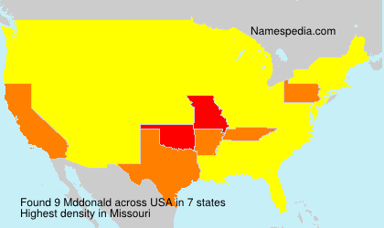 Surname Mddonald in USA Surname Mddonald in USA