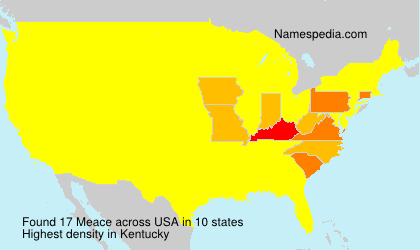 Surname Meace in USA Surname Meace in USA