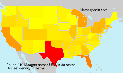 Surname Meagan in USA Surname Meagan in USA
