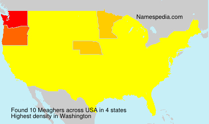 Surname Meaghers in USA Surname Meaghers in USA